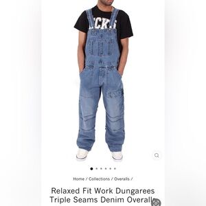 Men’s New Relaxed Overalls
